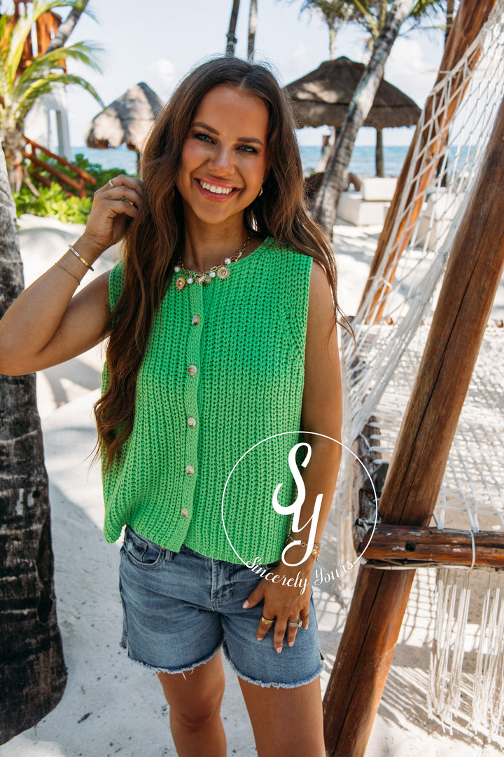 Limelife Sweater- Lime