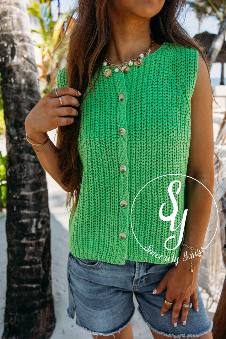 Limelife Sweater- Lime