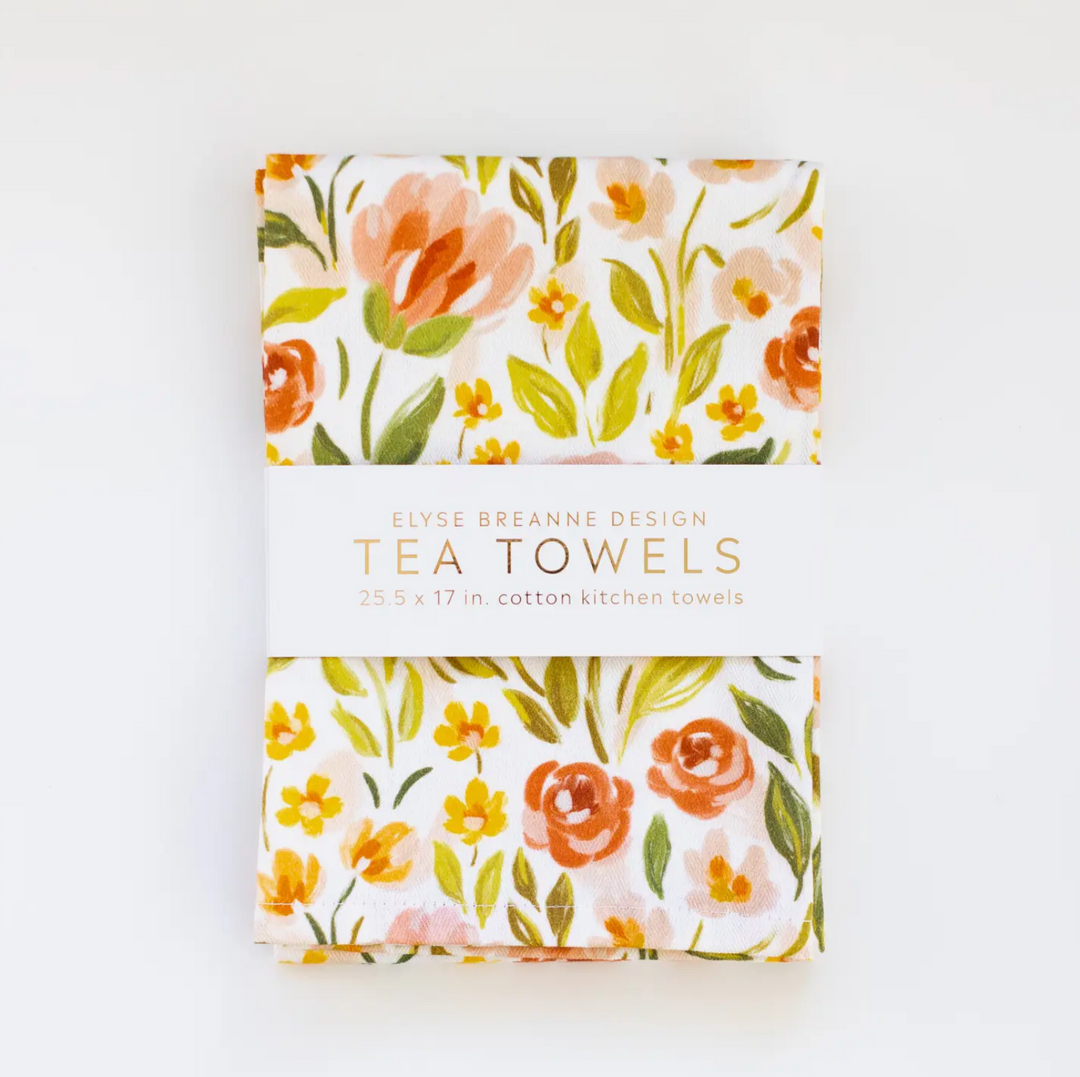Pack of 2 Spring Garden Tea Towels