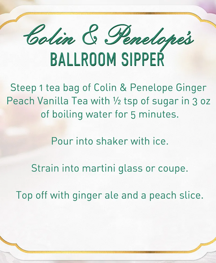 Bridgerton Colin & Penelope Ginger Peach Vanilla Tea