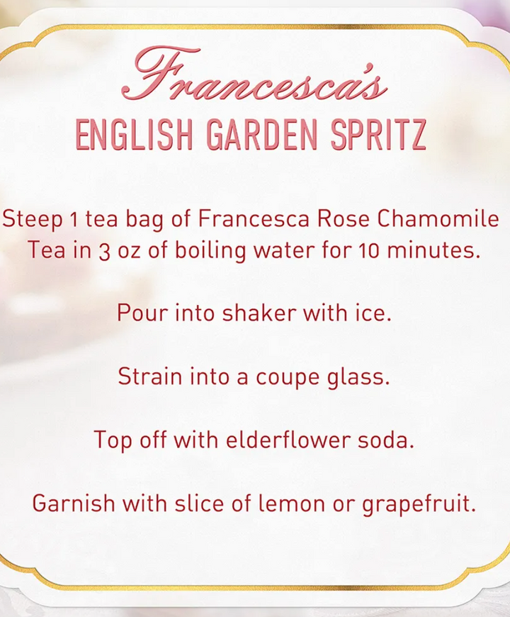 Bridgerton Francesca Rose Chamomile Tea