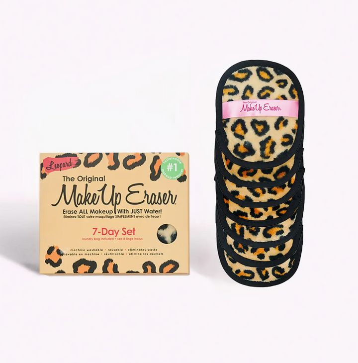Leopard 7-Day MakeUp Eraser Set