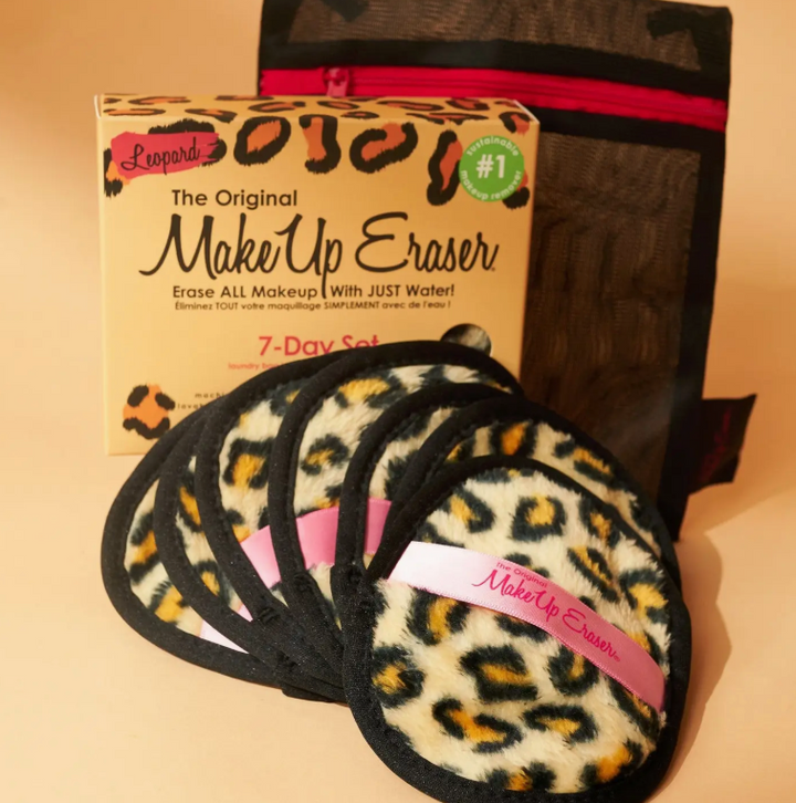 Leopard 7-Day MakeUp Eraser Set