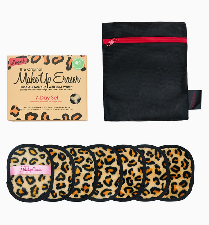 Leopard 7-Day MakeUp Eraser Set