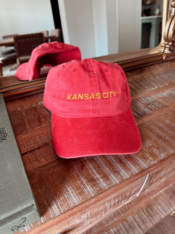 Kansas City Red Embroidered Hat