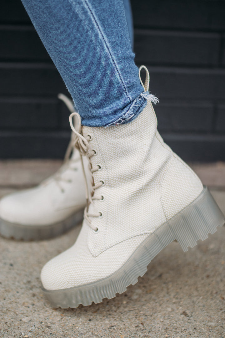 Mazzy Bootie - Natural