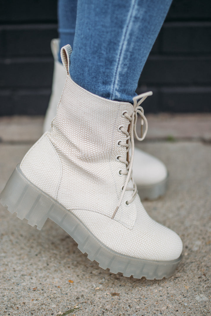 Mazzy Bootie - Natural