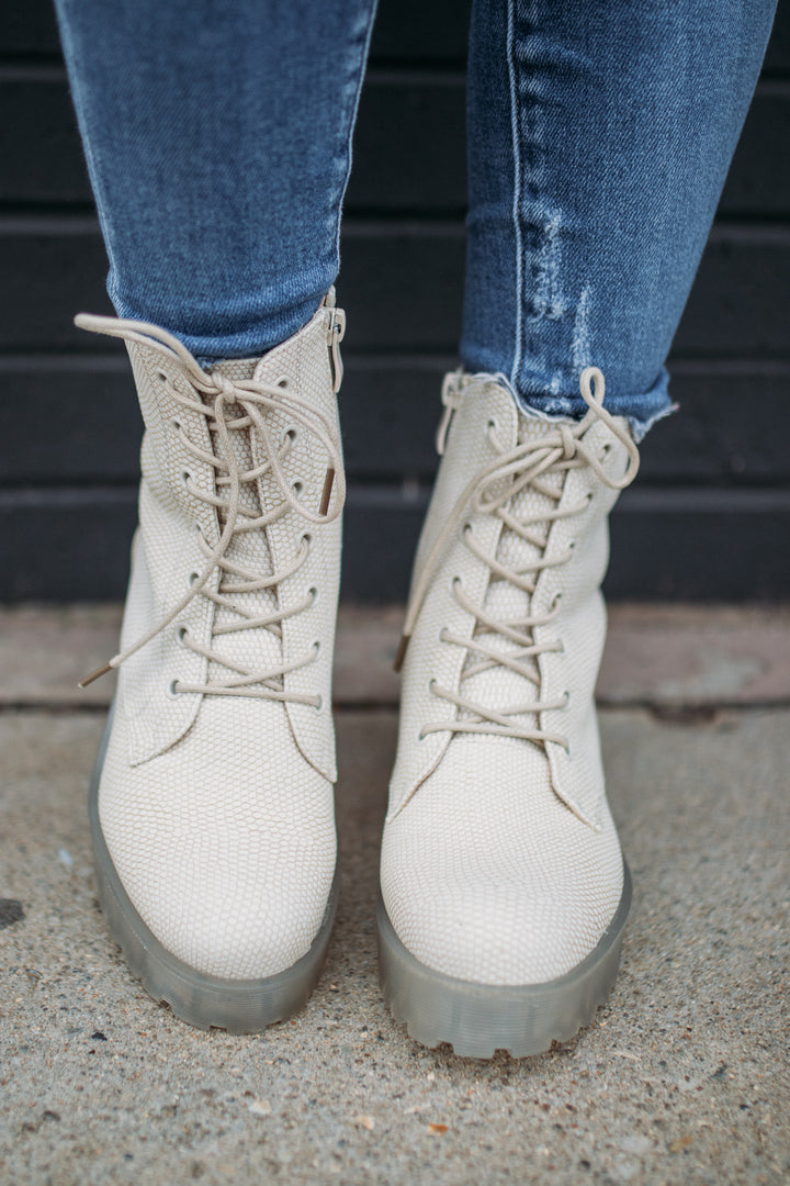 Mazzy Bootie - Natural