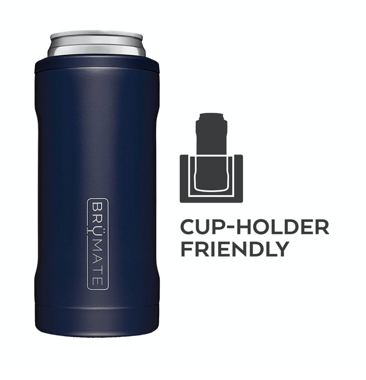 BruMate: HOPSULATOR SLIM | GLITTER ROSE GOLD (12OZ SLIM CANS)