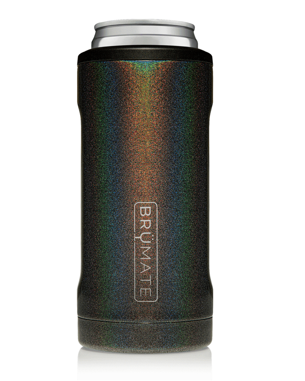 BruMate Glitter Charcoal Hopsulator Bott'l