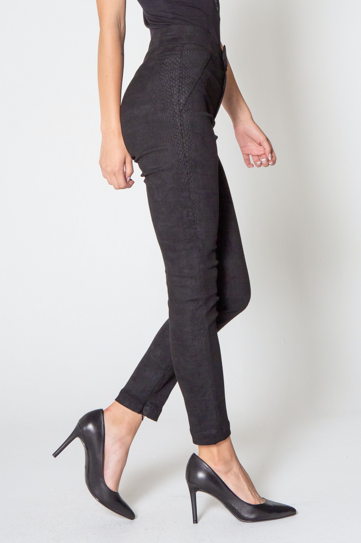 Nina Dear John Black Snake Pants