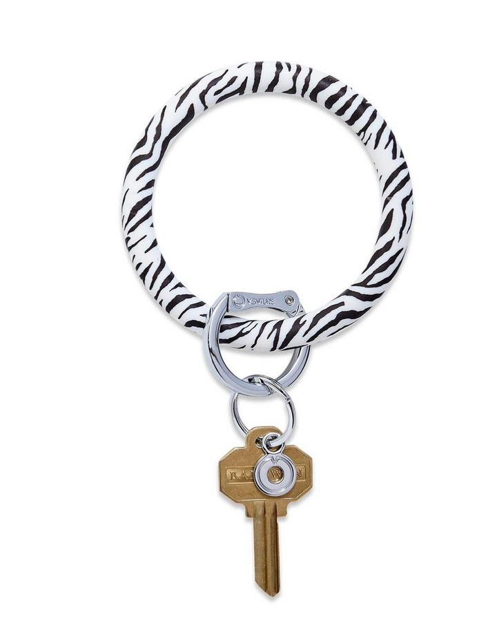 Print Silicone Big O Key Ring