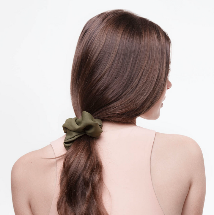 Kitsch - Crepe Scrunchies 5pc - Moss
