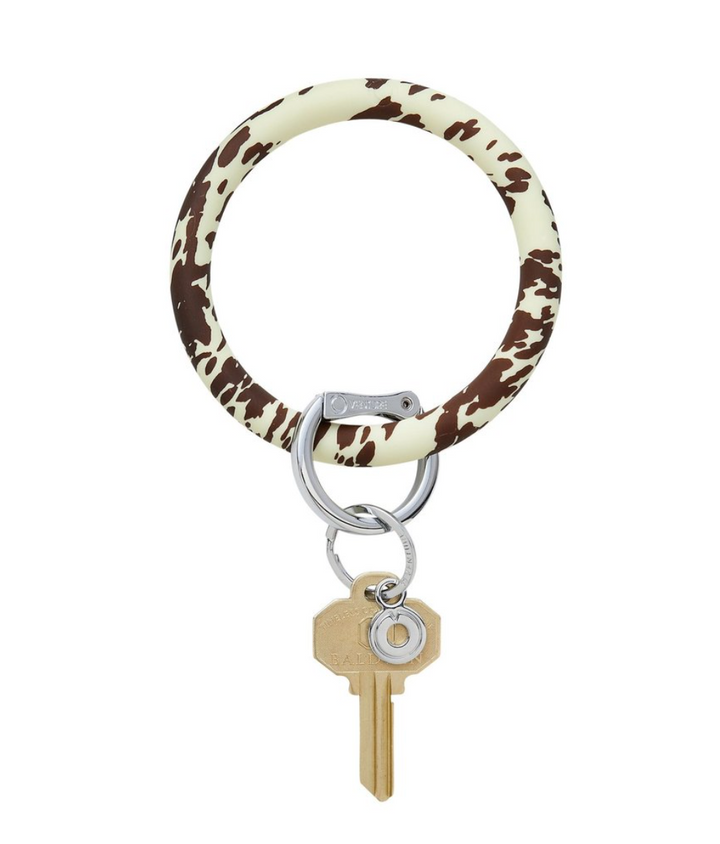 Print Silicone Big O Key Ring