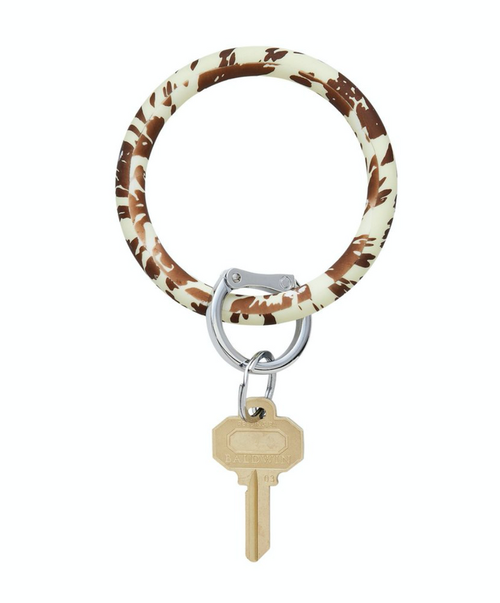 Print Silicone Big O Key Ring