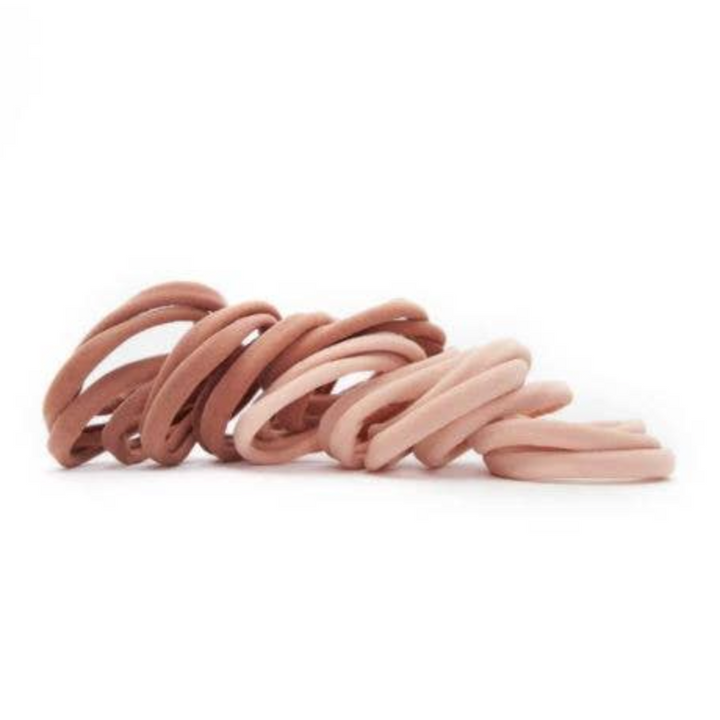 Recycled Nylon Elastics 20pc Set - Blush -Kitsch