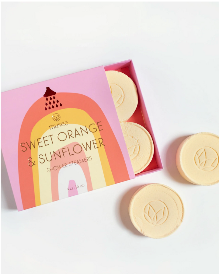 Musee: Sweet Orange & Sunflower Shower Steamers