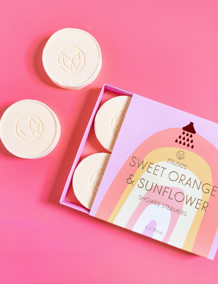 Musee: Sweet Orange & Sunflower Shower Steamers