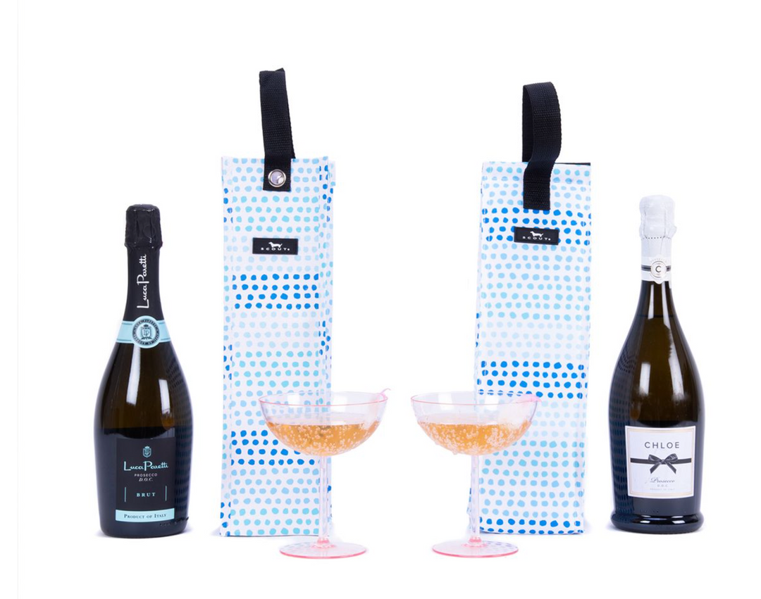 Arrive in style (and chilled) with this insulated wine bag. It makes a great gift and also comes in a non-insulated version, the Spirit Liftah.