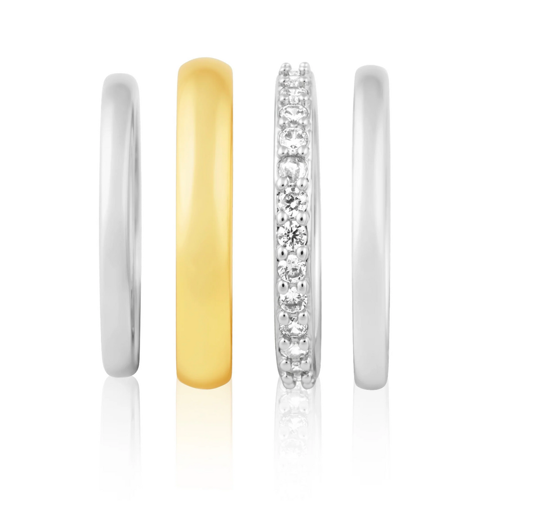 Sahira: Faye Ring -Two Toned