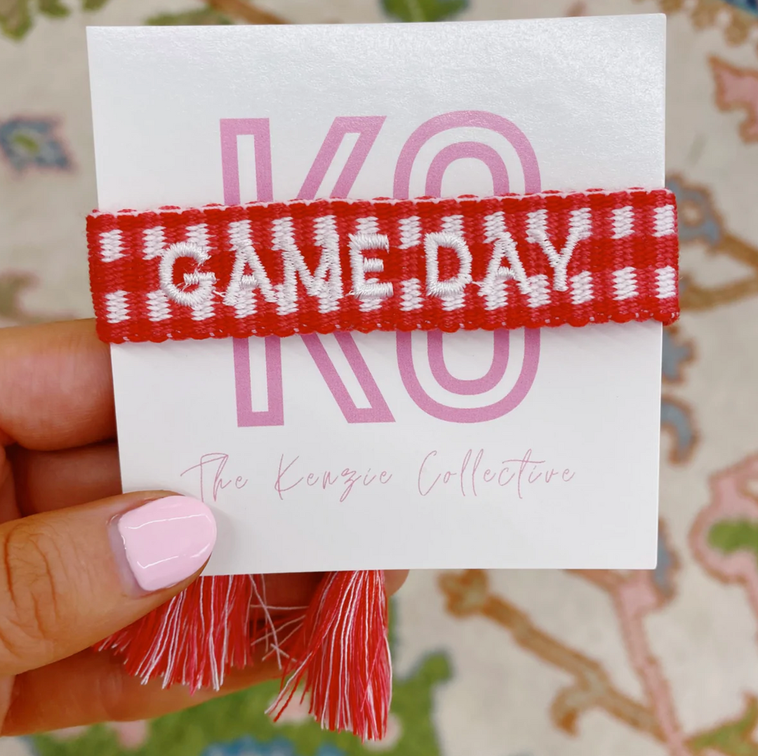 Game Day Signature Bracelet -Red