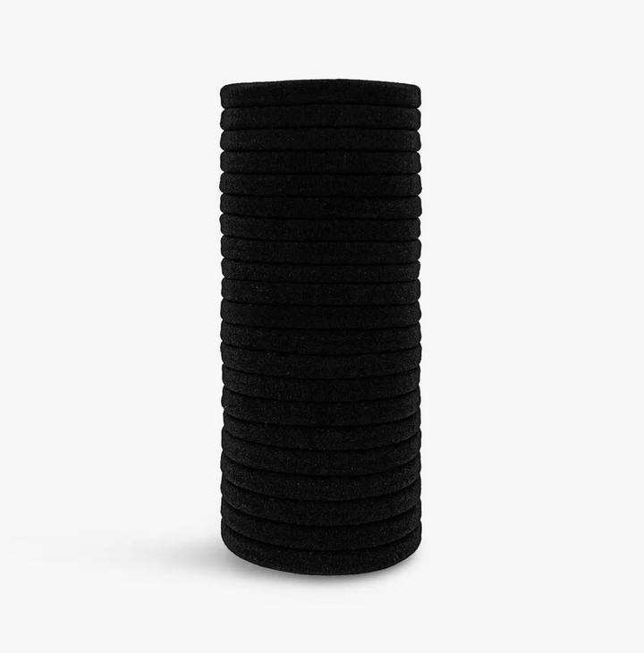 Kitsch: Eco-Friendly Nylon Elastics 20pc set - Black