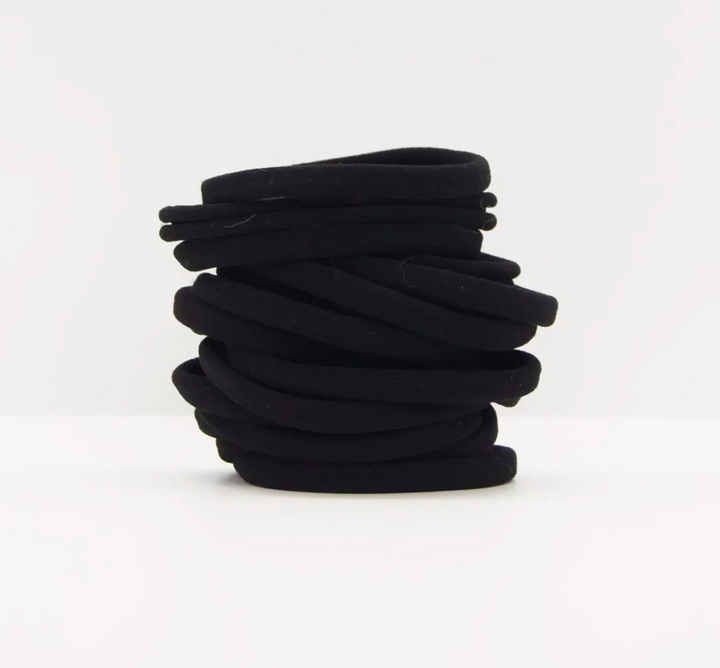 Kitsch: Eco-Friendly Nylon Elastics 20pc set - Black