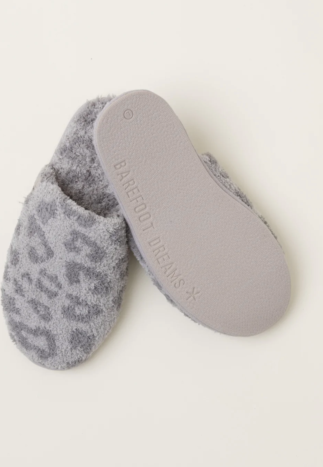 Barefoot Dreams:CozyChic® Barefoot In The Wild™ Slipper -Linen/Warm Gray