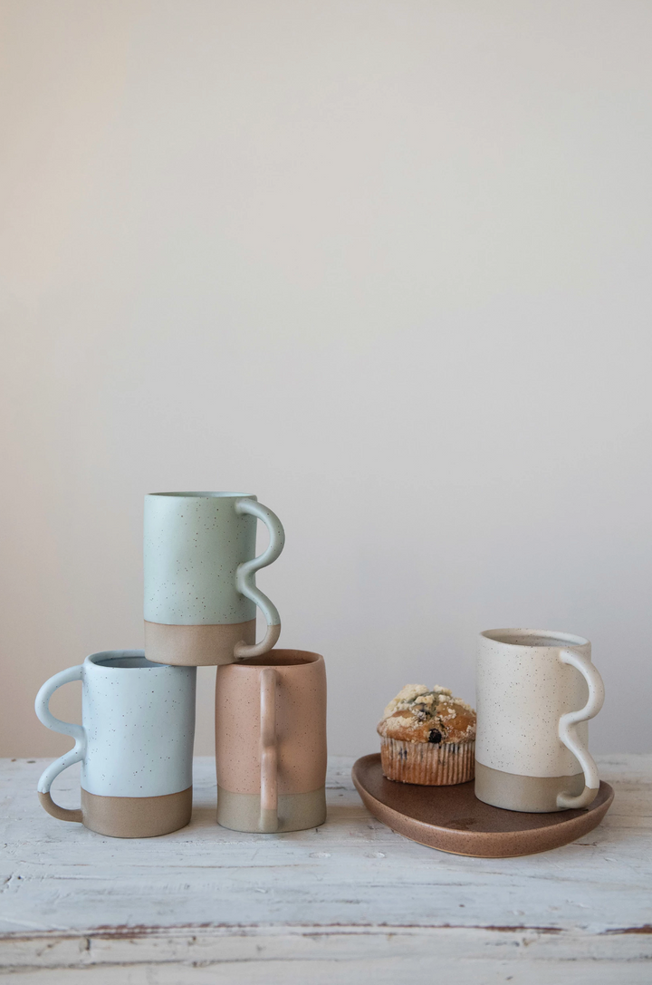 Stoneware Mug -Matte Speckled Finish