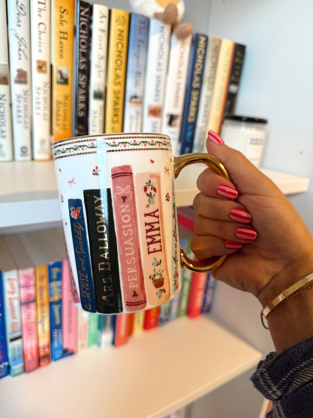 Ladies Night Book Club Porcelain Mug