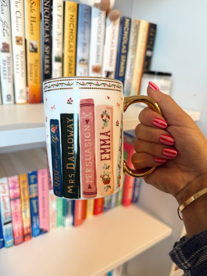 Ladies Night Book Club Porcelain Mug