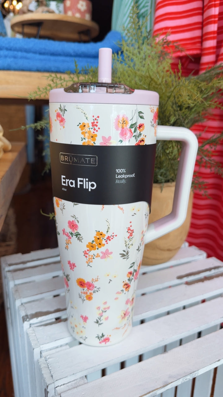 Brumate: Era Flip 40oz-Wildflower Whisper