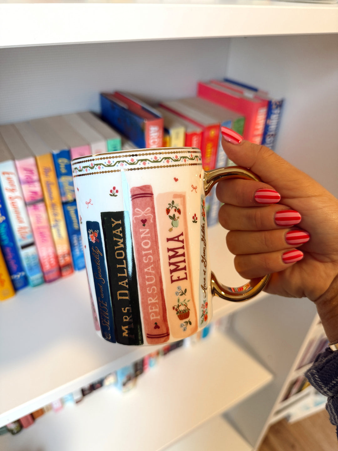 Ladies Night Book Club Porcelain Mug