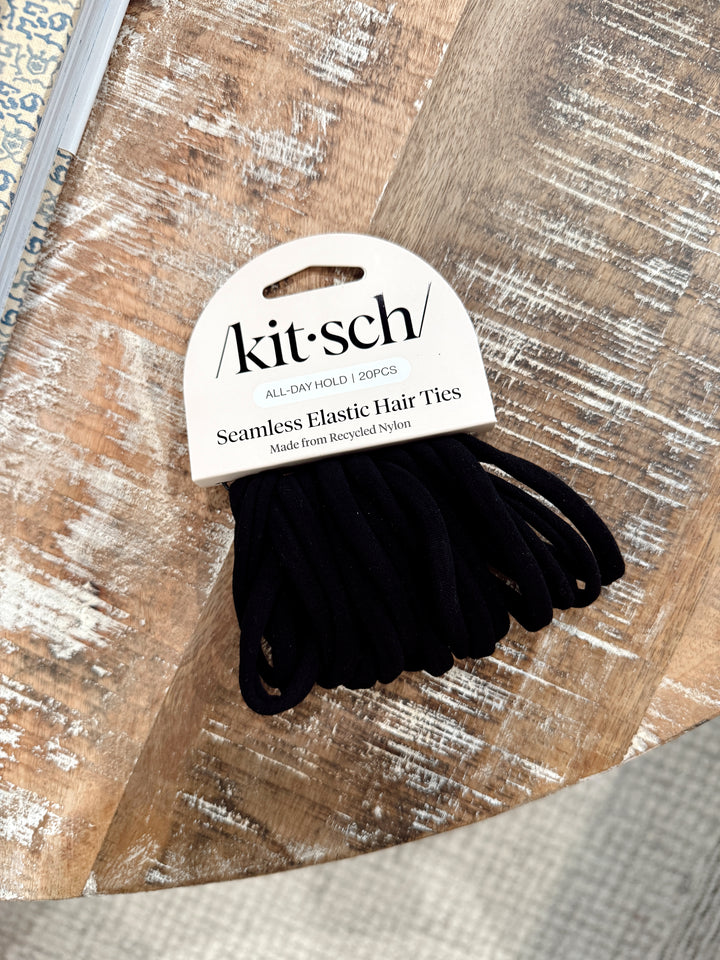 Kitsch: Eco-Friendly Nylon Elastics 20pc set - Black
