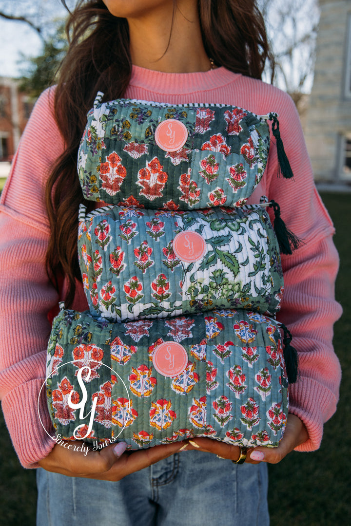 SY Label: Scottie Cosmetic Bags