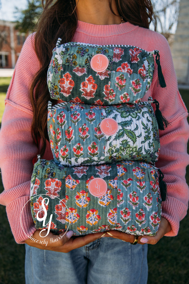 SY Label: Scottie Cosmetic Bags