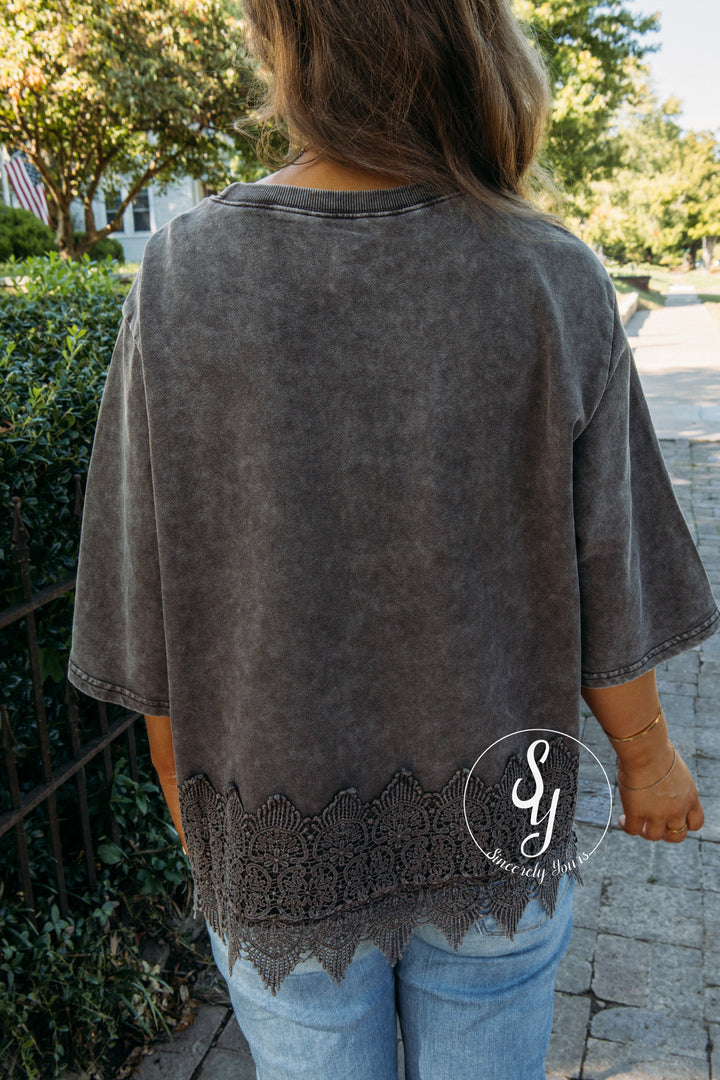 Flirty Love Top - Espresso