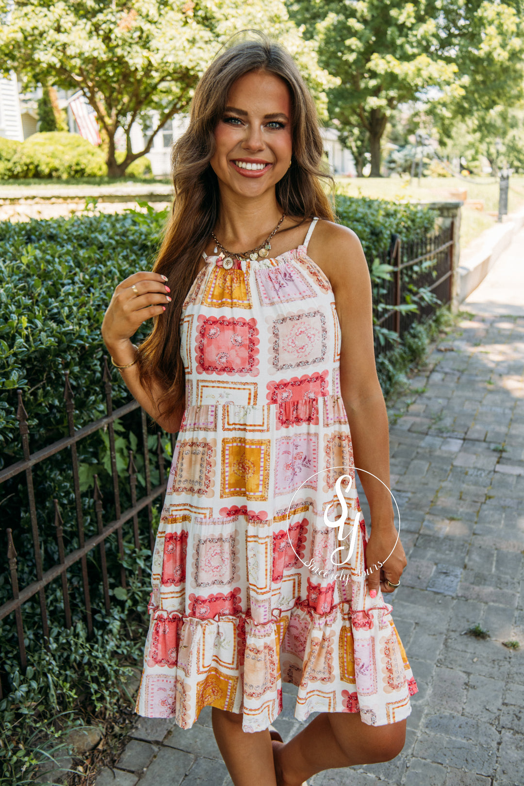 Floral Fantasy Dress - Blush