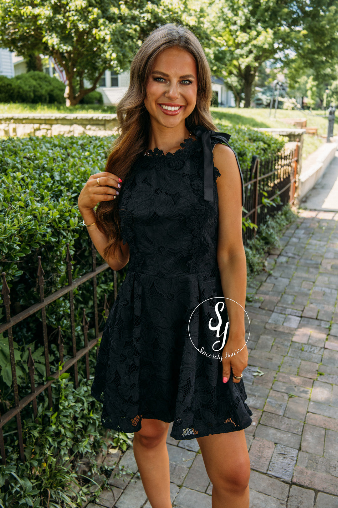 Lace And Grace Dress - Black