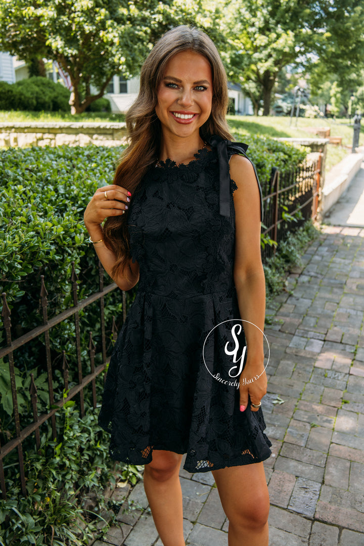 Lace And Grace Dress - Black