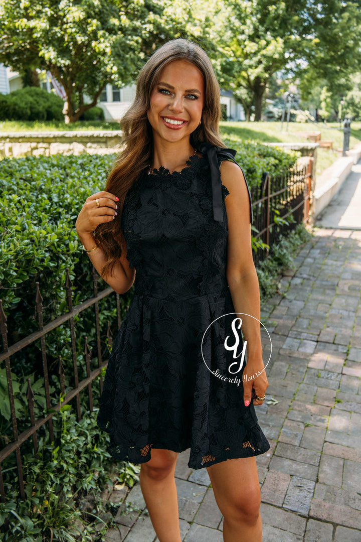 Lace And Grace Dress - Black