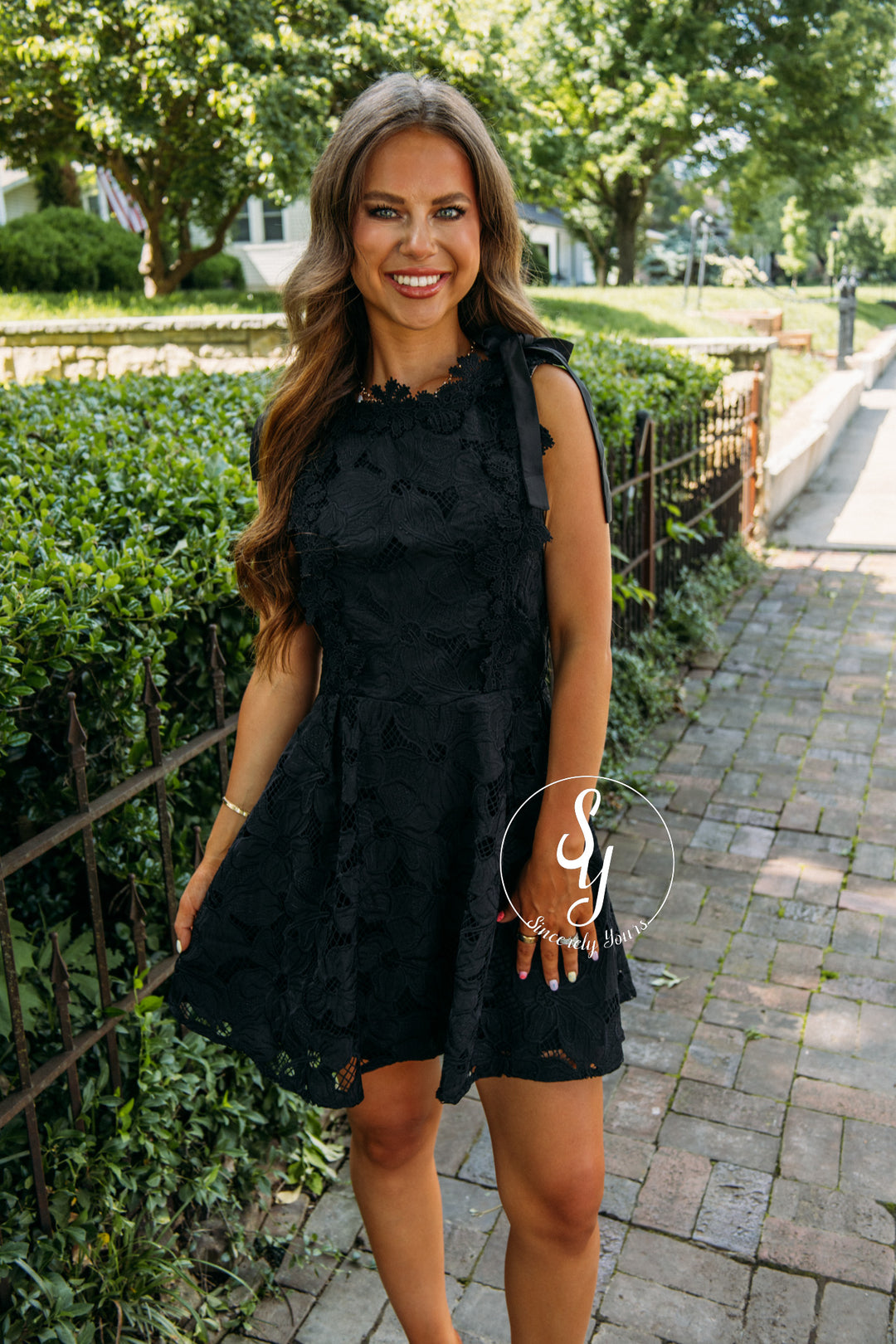 Lace And Grace Dress - Black
