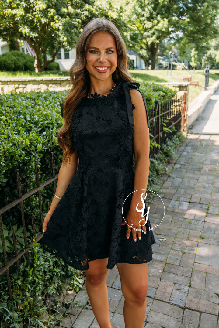 Lace And Grace Dress - Black