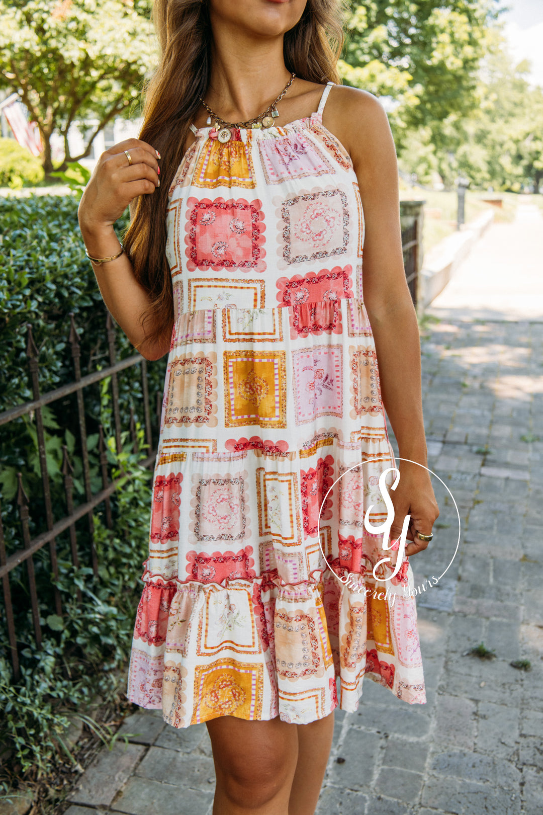 Floral Fantasy Dress - Blush