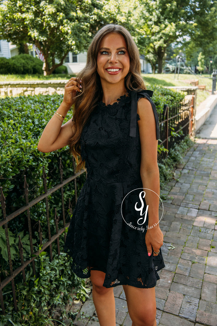 Lace And Grace Dress - Black