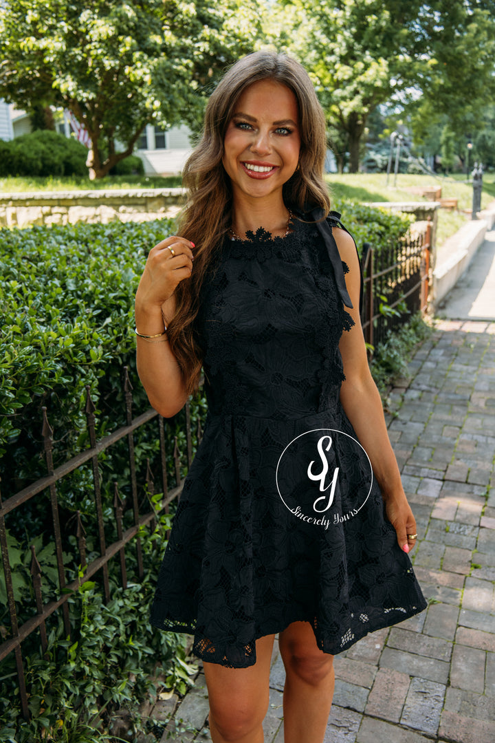 Lace And Grace Dress - Black