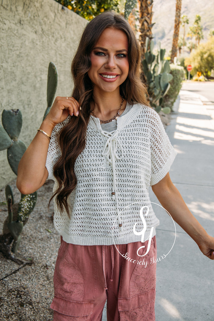 Easy Grace Top - Cream