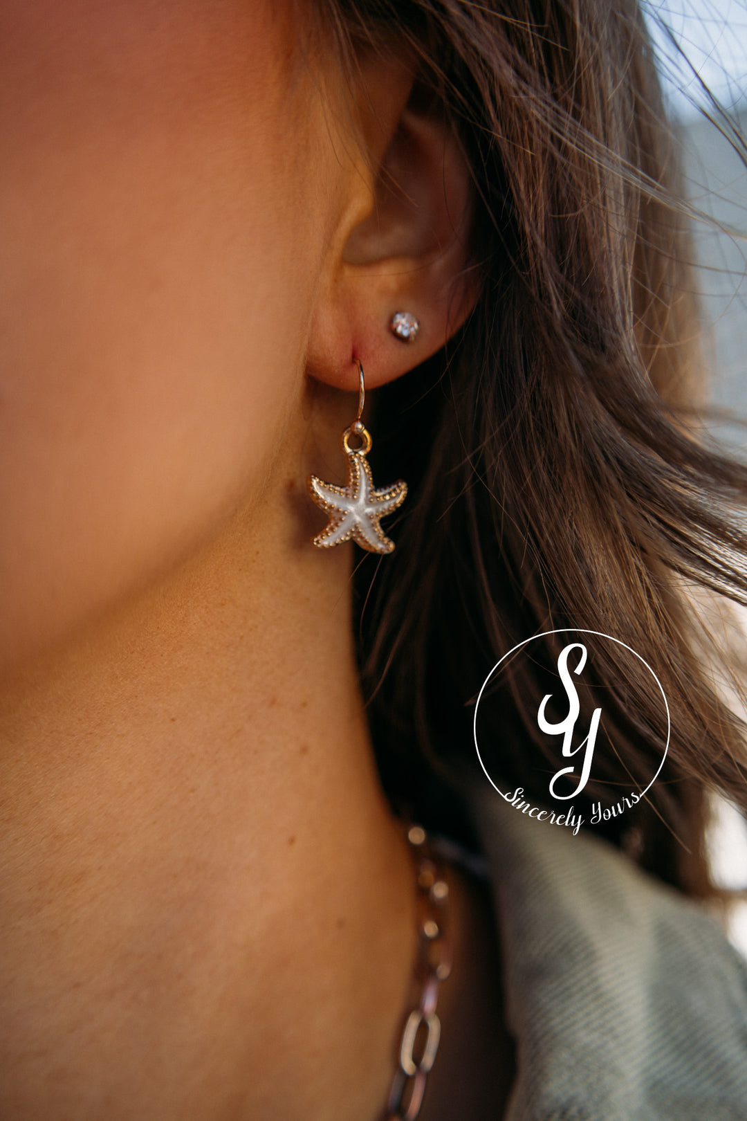 Starfish Love Earring - Gold