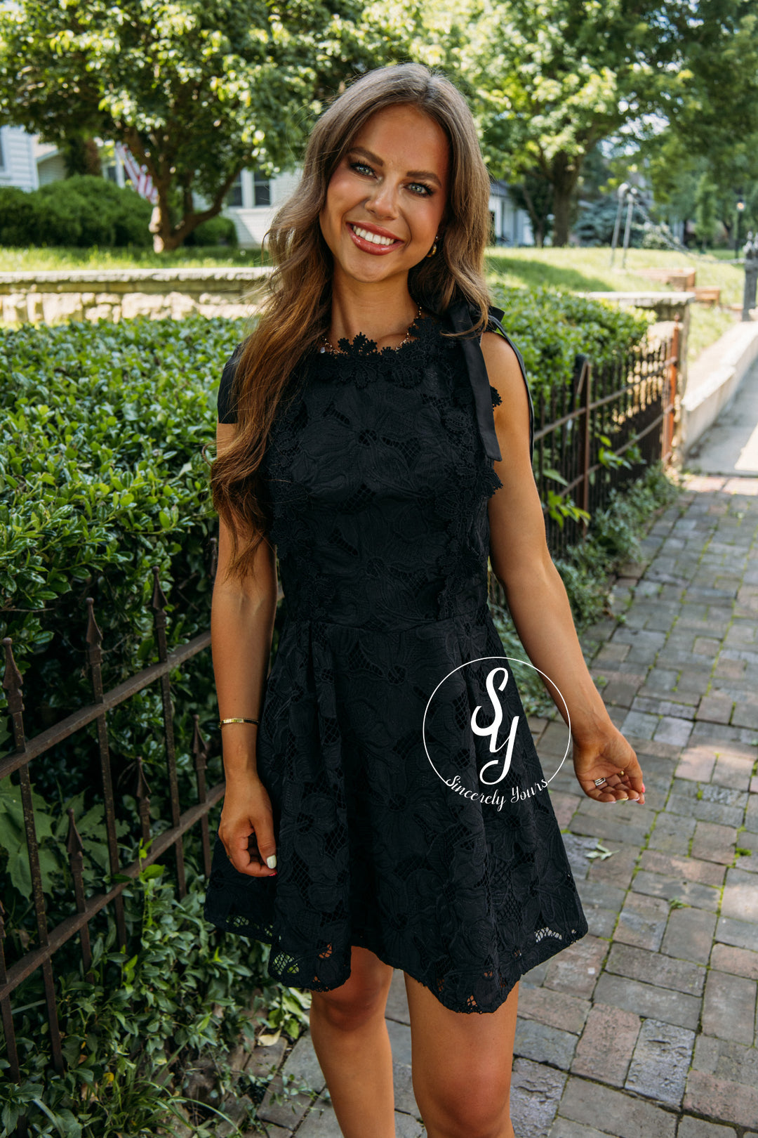 Lace And Grace Dress - Black