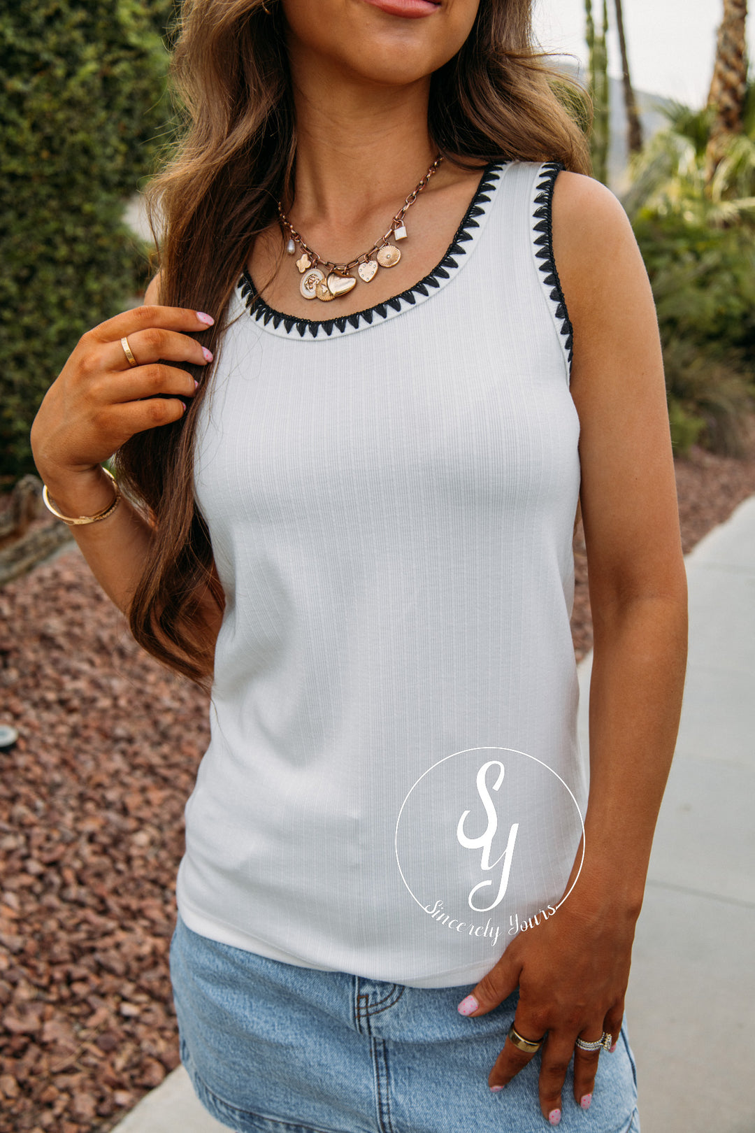 Undercover Tank - White